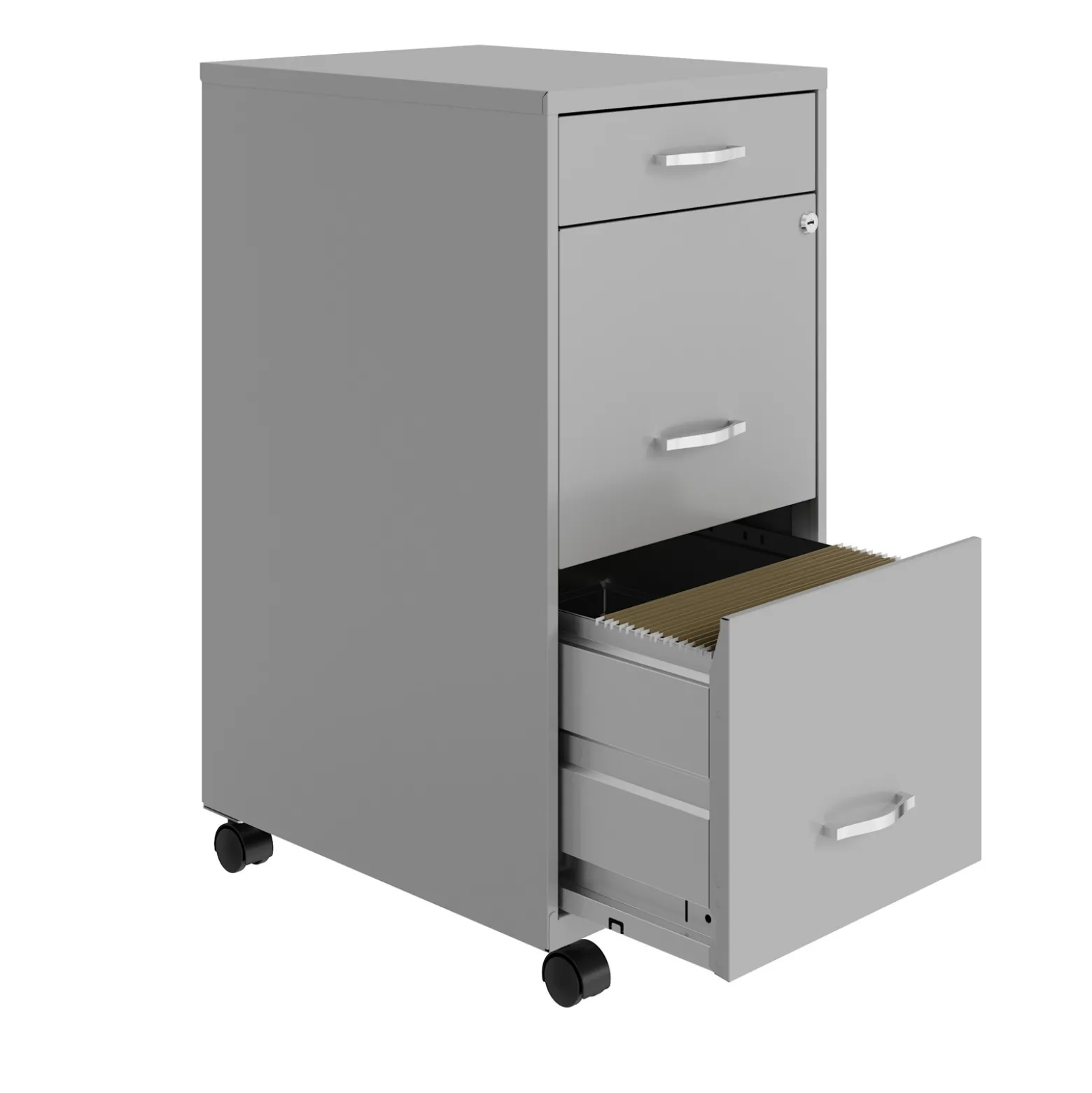 3-Drawer Mobile File Cabinet