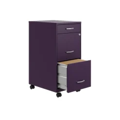 3-Drawer Mobile File Cabinet