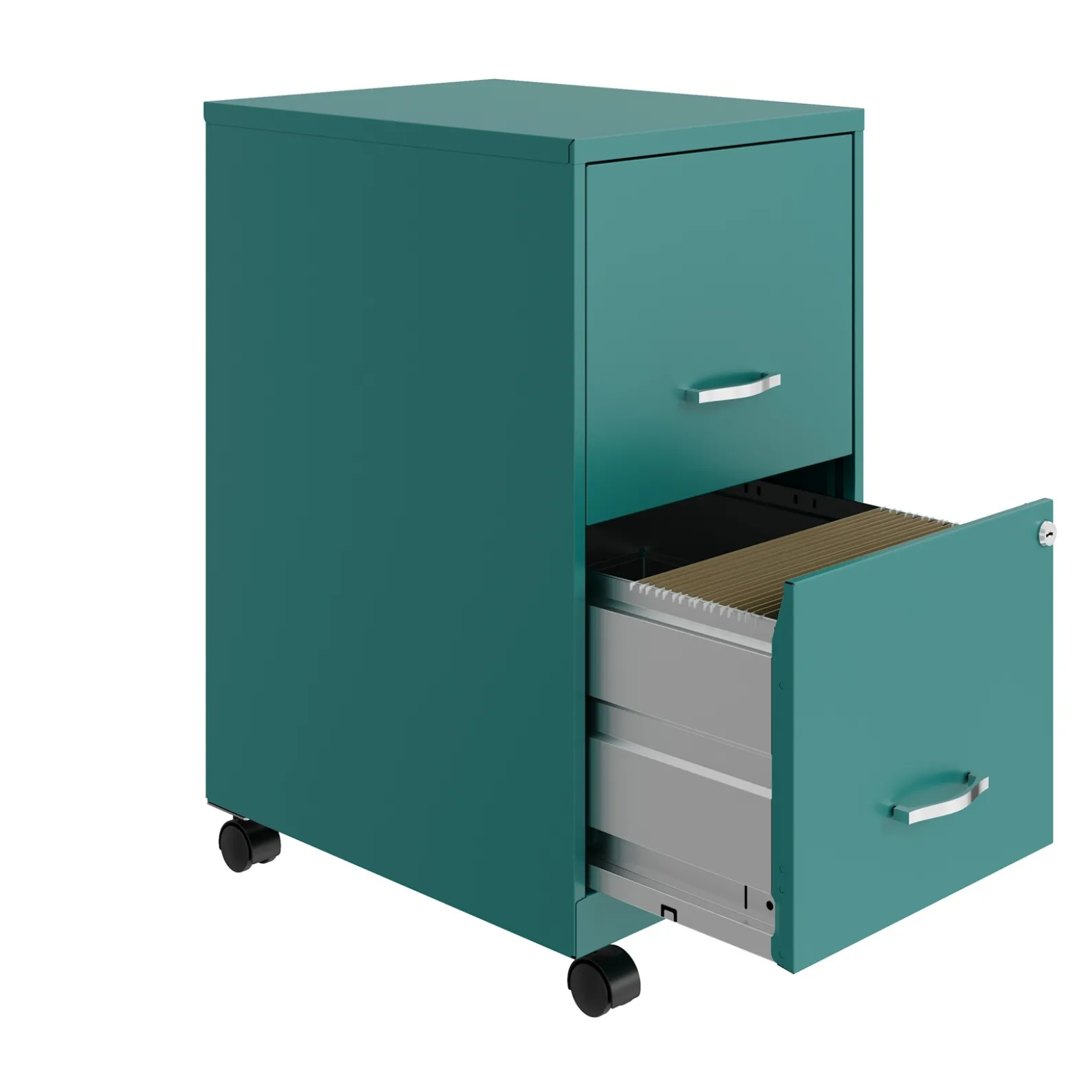 2-Drawer Mobile File Cabinet