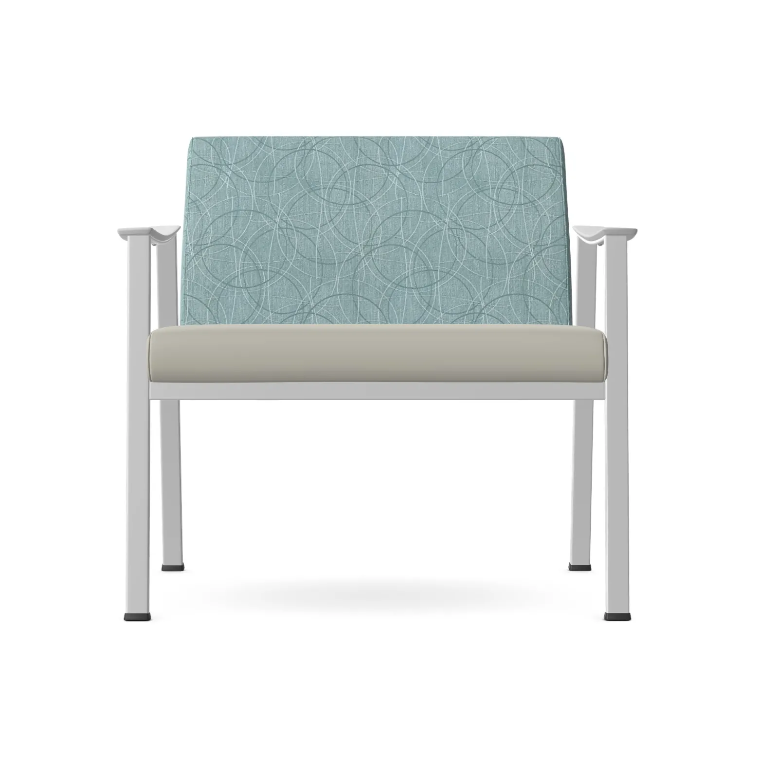 Drea Oversized Guest Chair in Premium Healthcare Vinyl