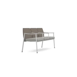 Drea Three Seater with Center Arms in Standard Healthcare Vinyl