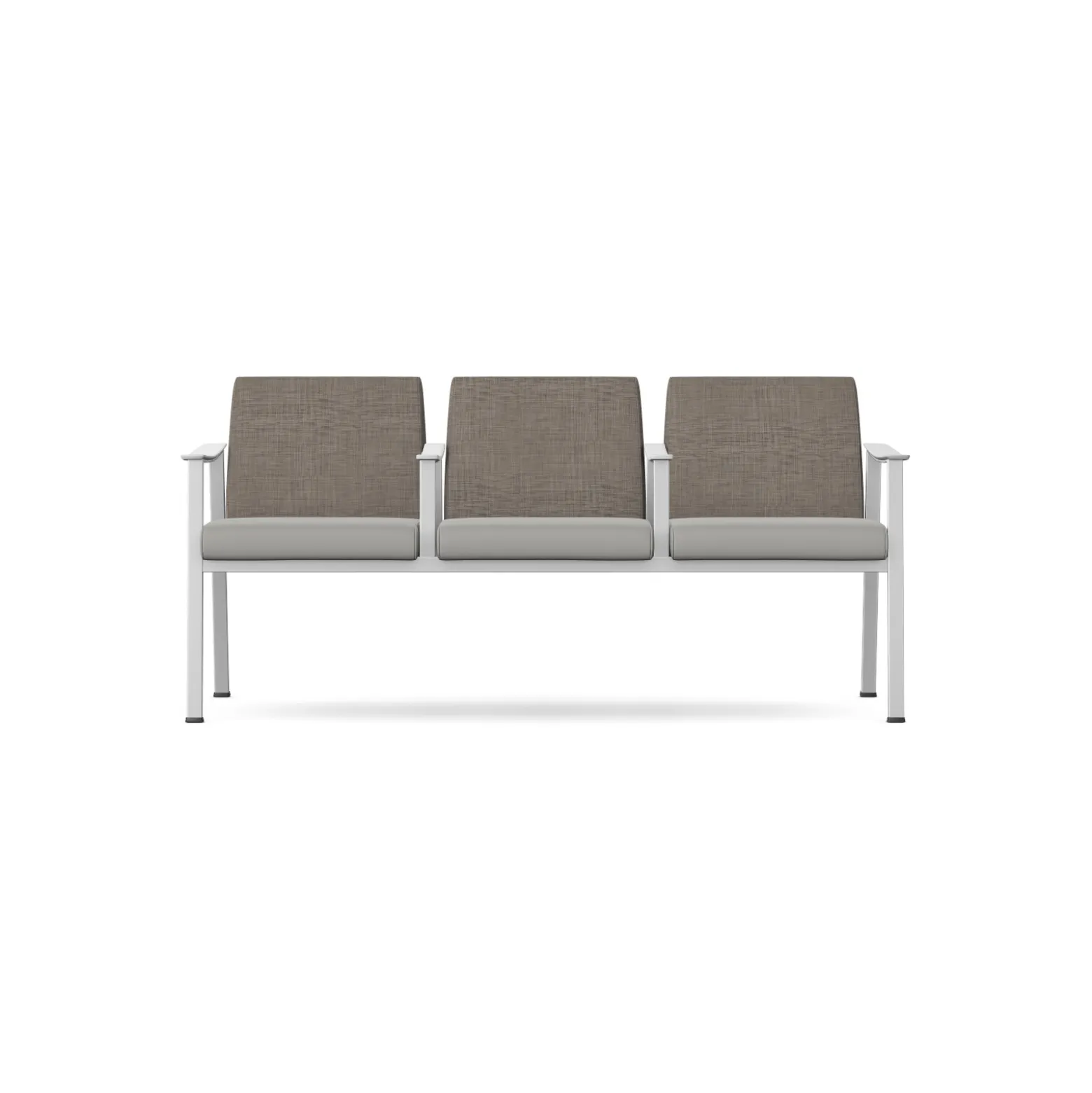 Drea Three Seater with Center Arms in Standard Healthcare Vinyl
