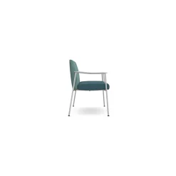 Drea Three Seater with Center Arms in Standard Healthcare Vinyl