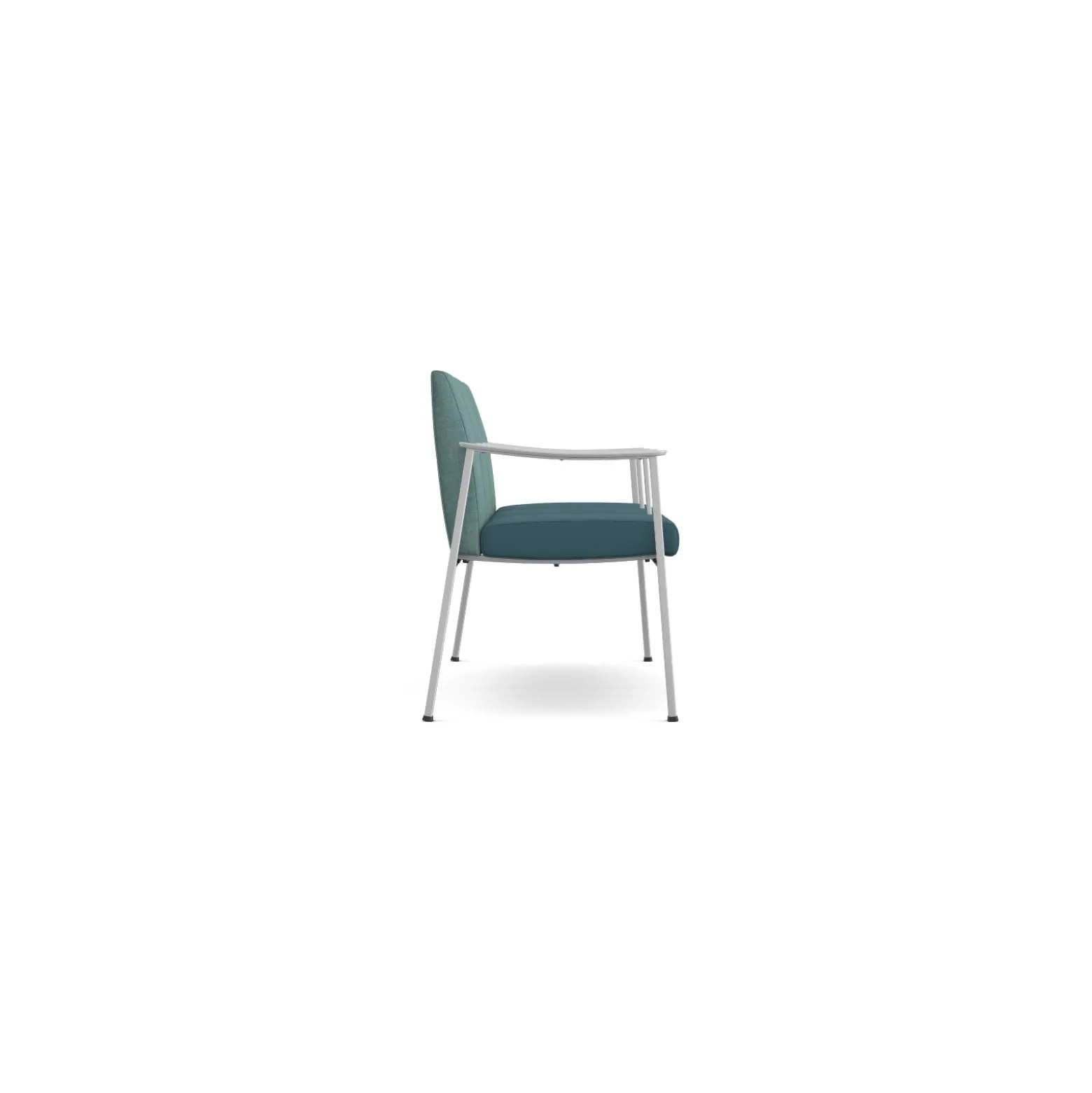 Drea Three Seater with Center Arms in Standard Healthcare Vinyl