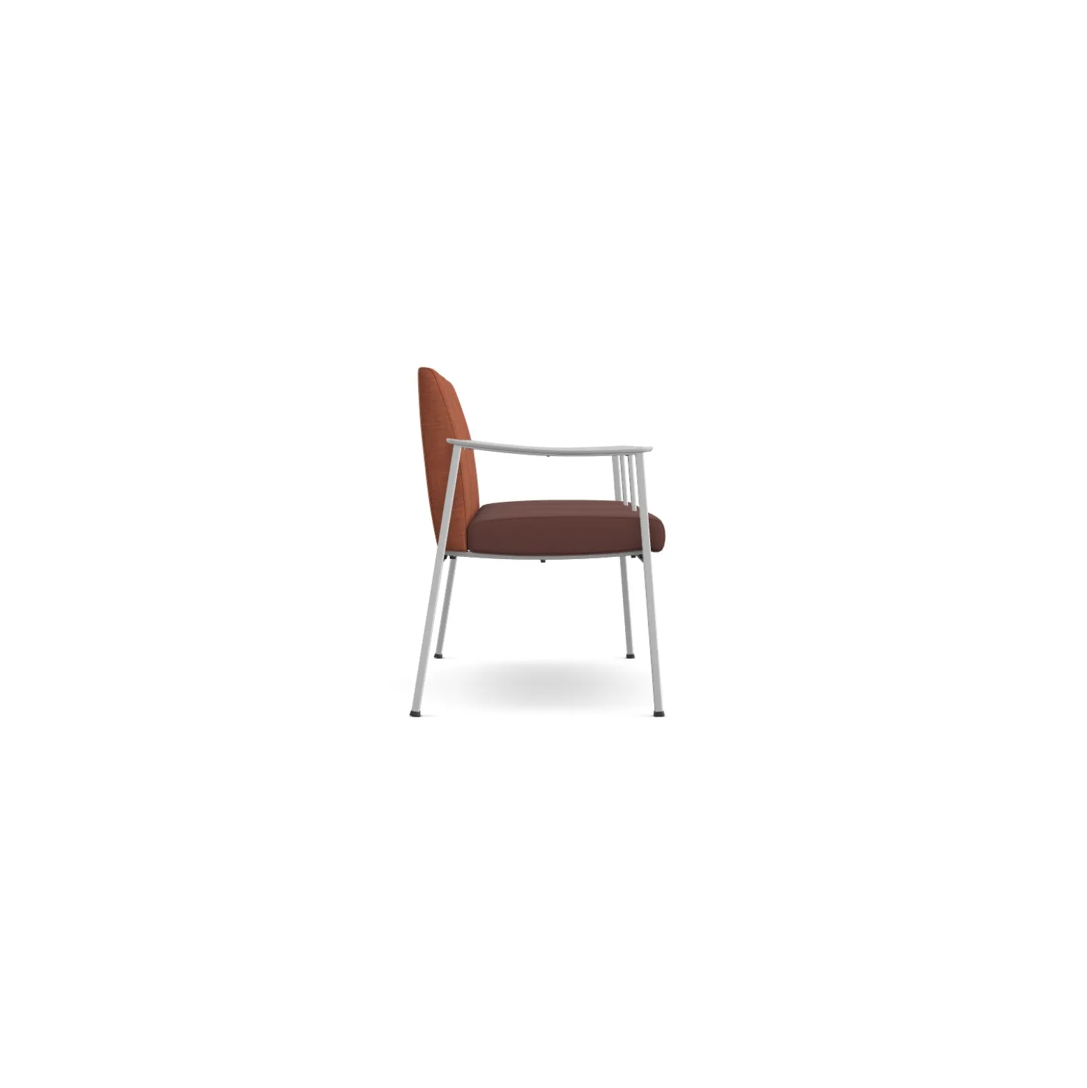 Drea Three Seater with Center Arms in Standard Healthcare Vinyl