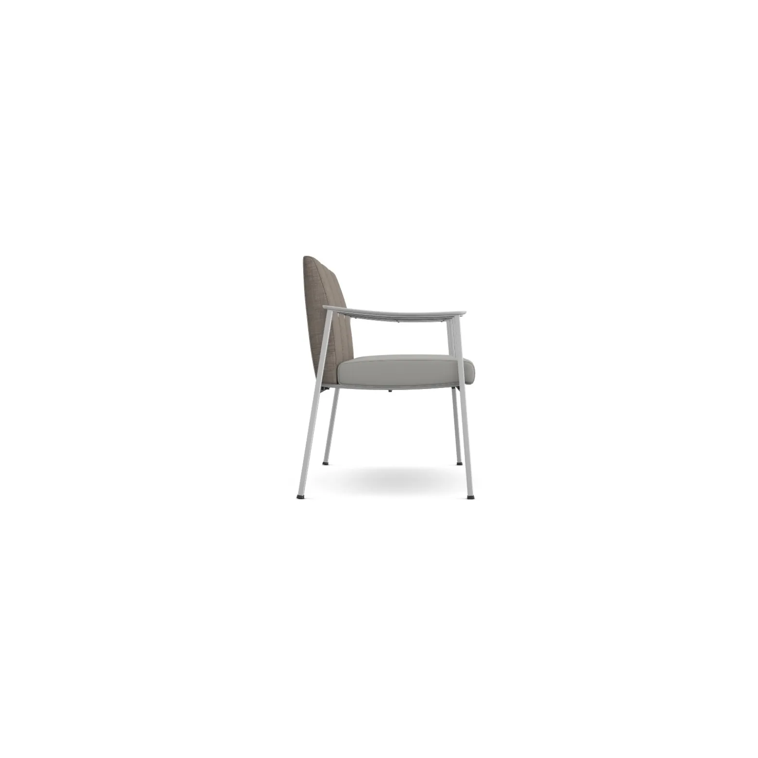 Drea Three Seater with Center Arms in Standard Healthcare Vinyl