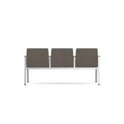 Drea Three Seater with Center Arms in Standard Healthcare Vinyl