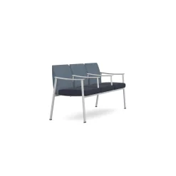 Drea Three Seater with Center Arms in Standard Healthcare Vinyl