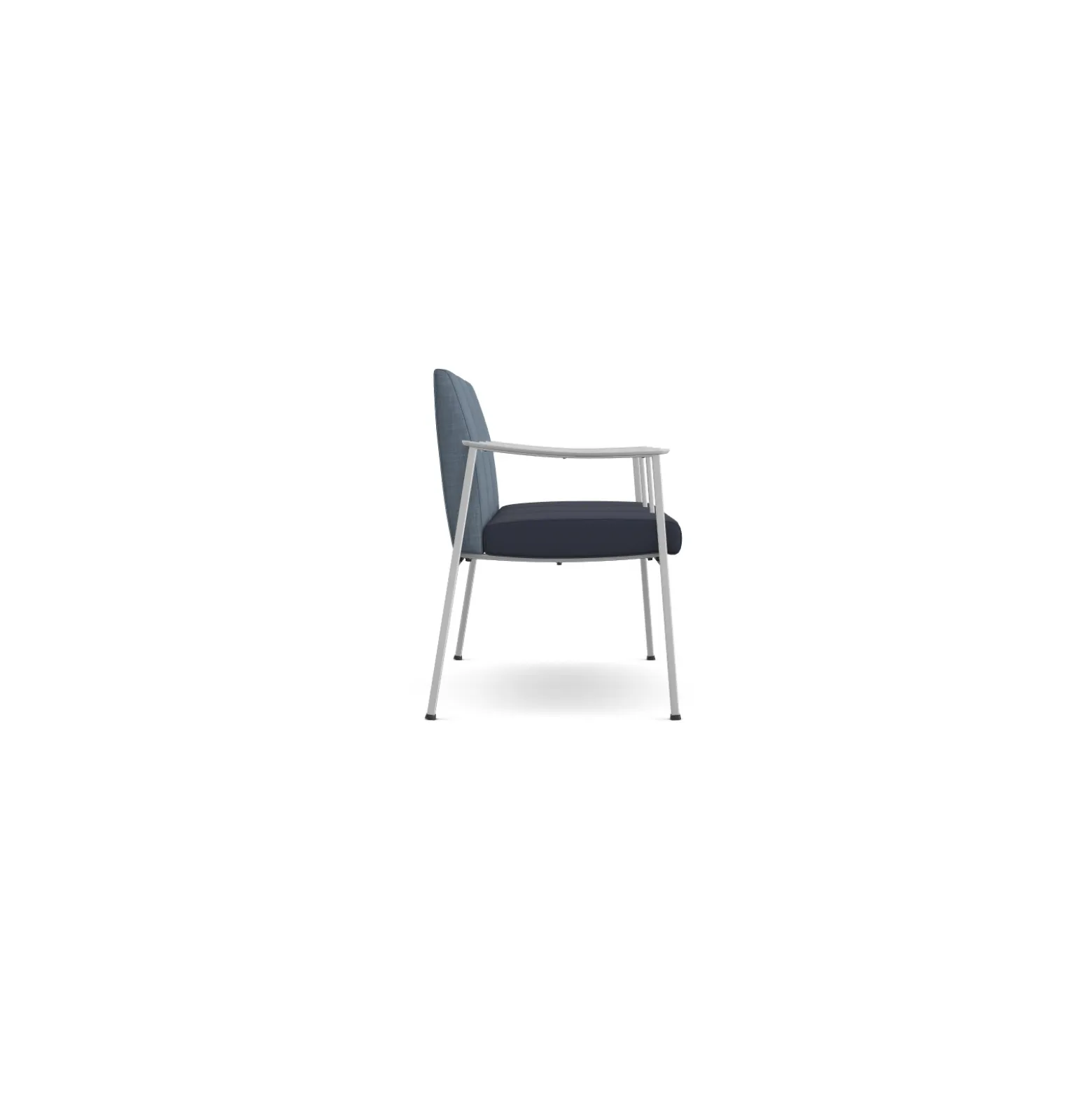 Drea Three Seater with Center Arms in Standard Healthcare Vinyl