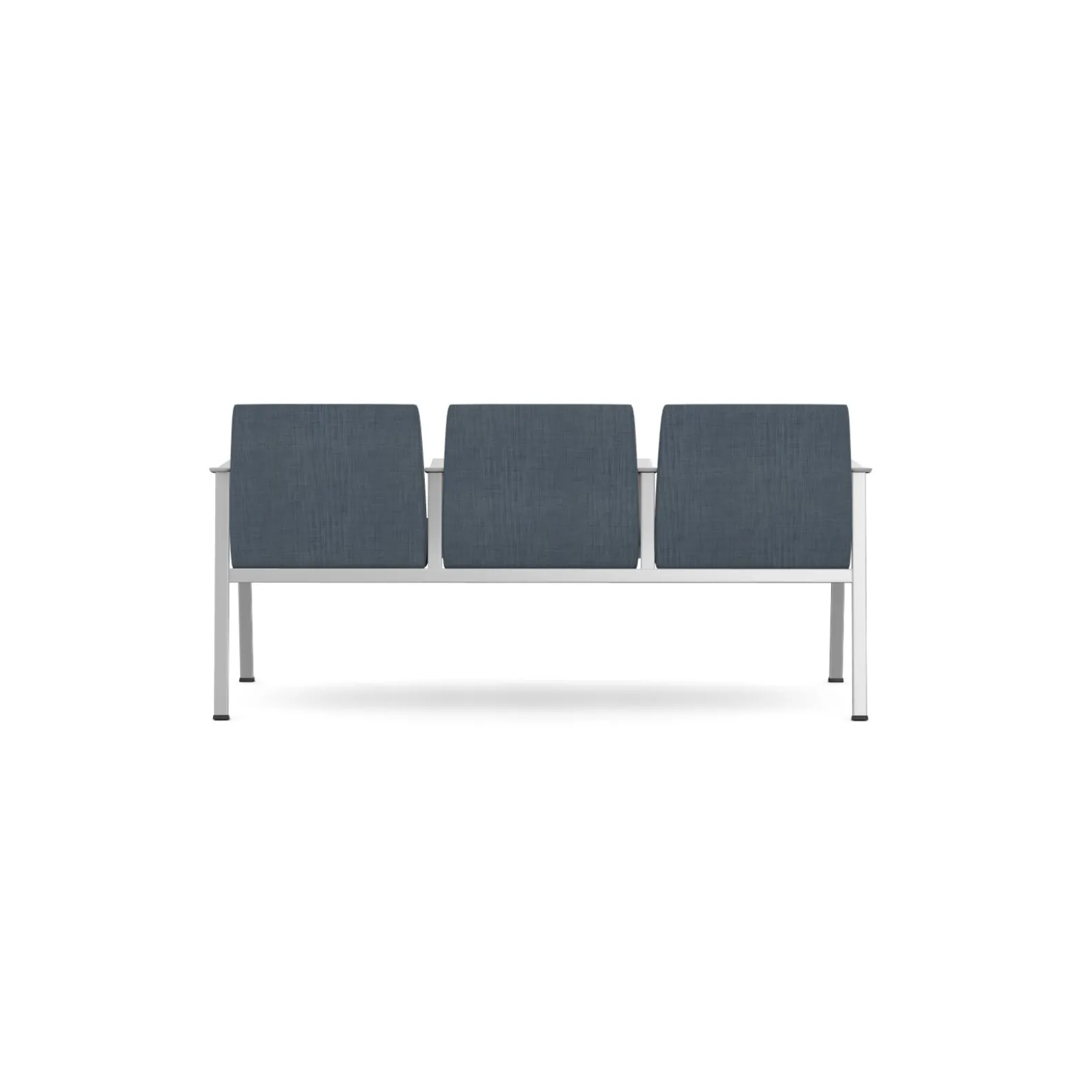 Drea Three Seater with Center Arms in Standard Healthcare Vinyl
