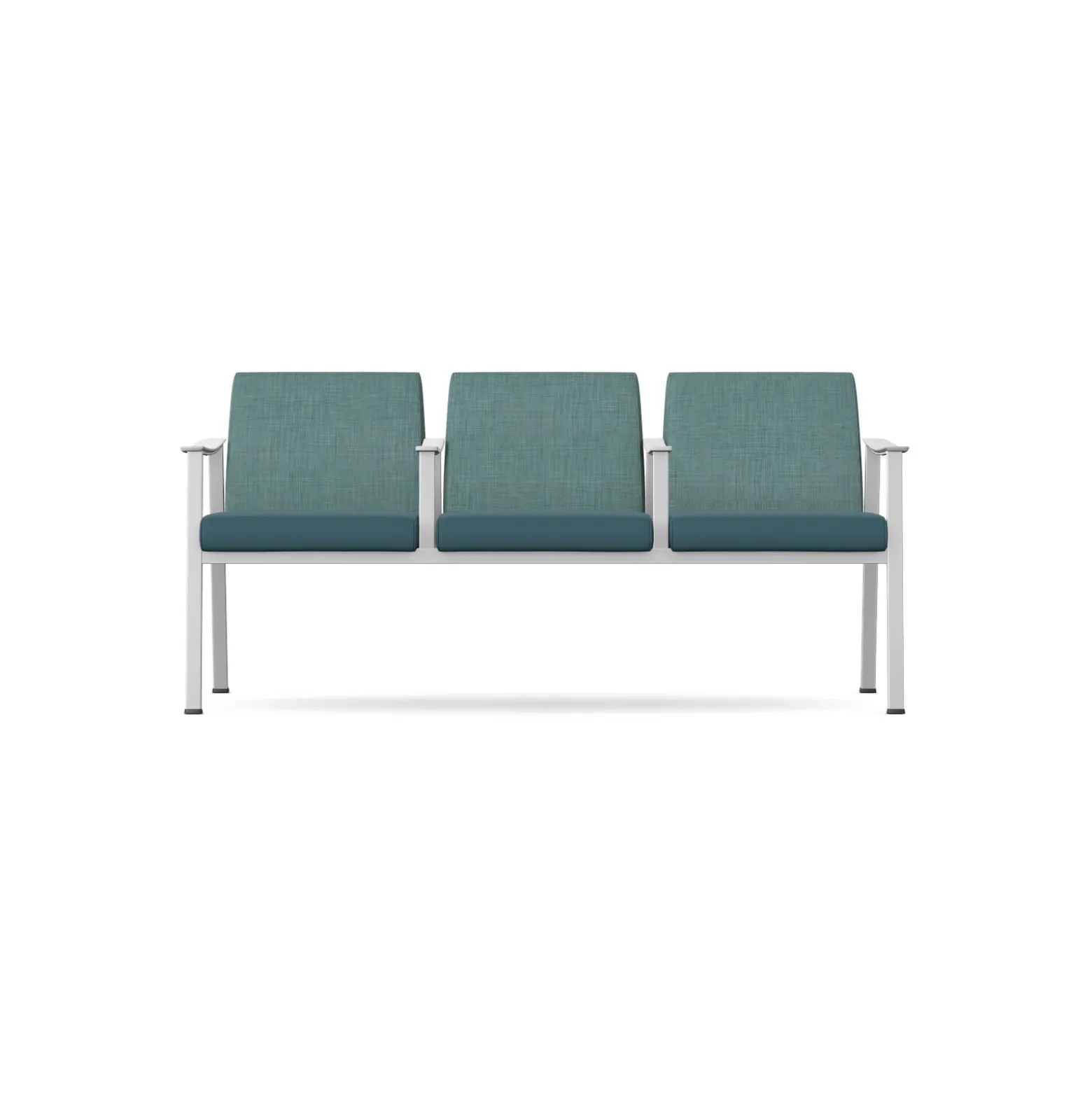 Drea Three Seater with Center Arms in Standard Healthcare Vinyl
