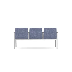 Drea Three Seater with Center Arms in Premium Healthcare Vinyl