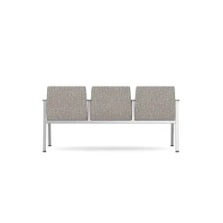 Drea Three Seater with Center Arms in Premium Healthcare Vinyl