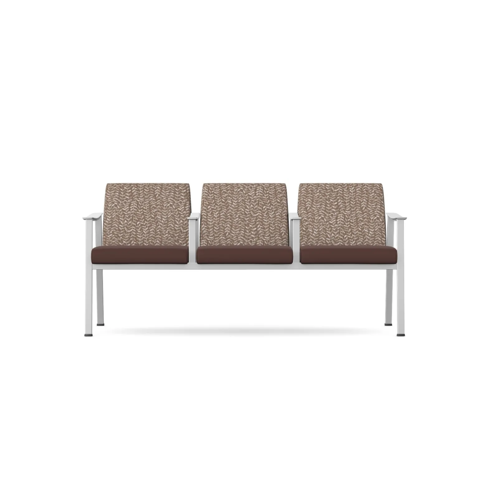 Drea Three Seater with Center Arms in Premium Healthcare Vinyl