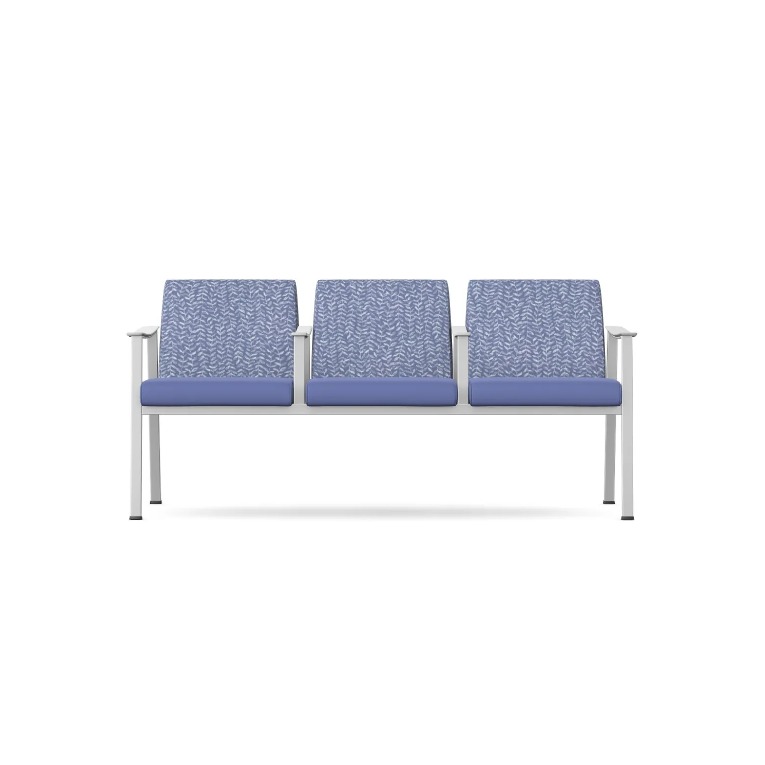 Drea Three Seater with Center Arms in Premium Healthcare Vinyl