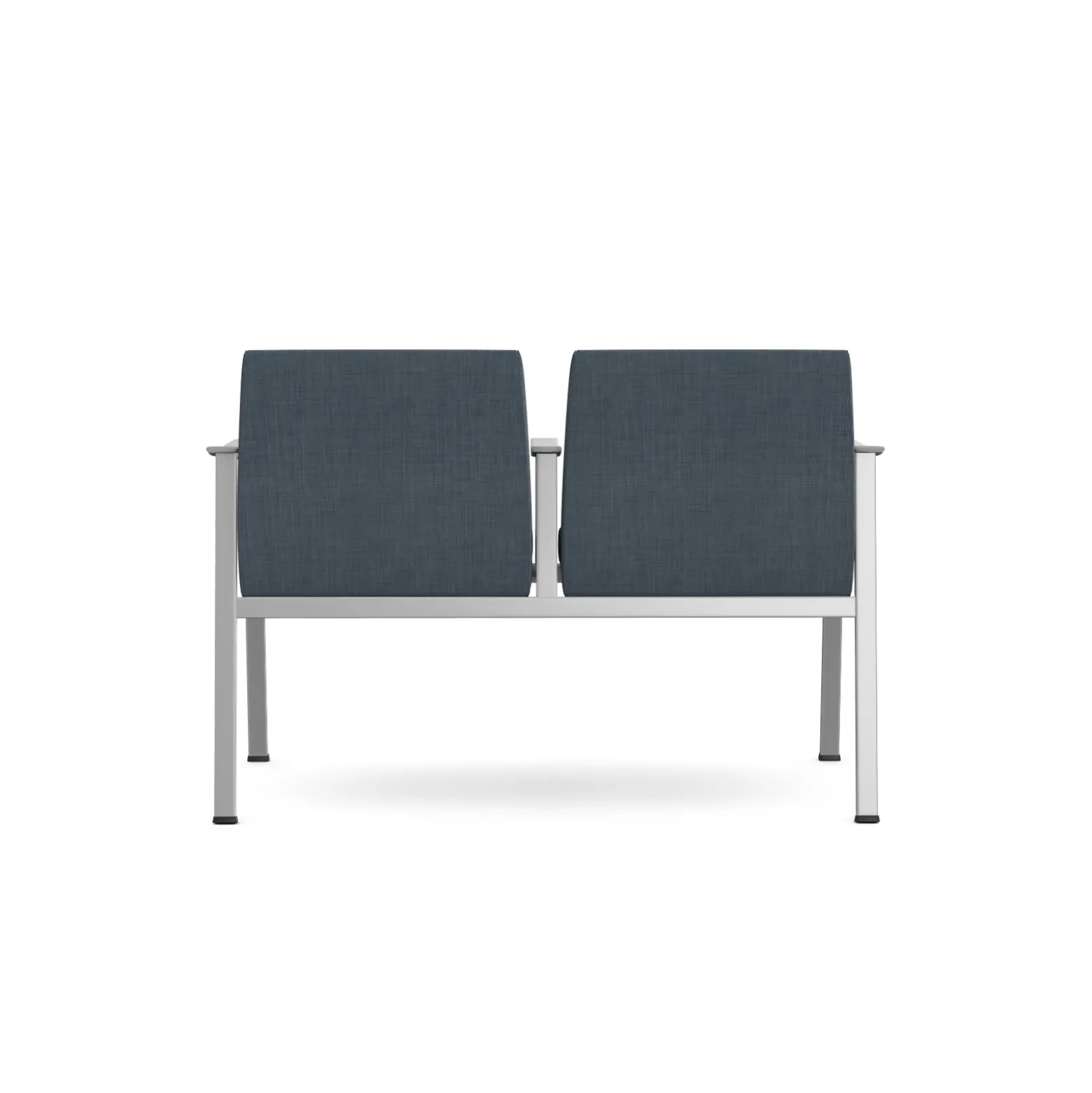 Drea Two Seater with Center Arm in Standard Healthcare Vinyl