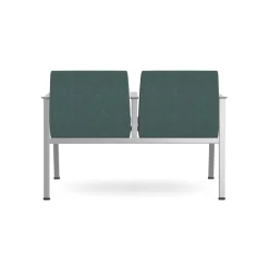 Drea Two Seater with Center Arm in Standard Healthcare Vinyl