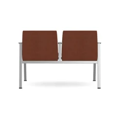 Drea Two Seater with Center Arm in Standard Healthcare Vinyl