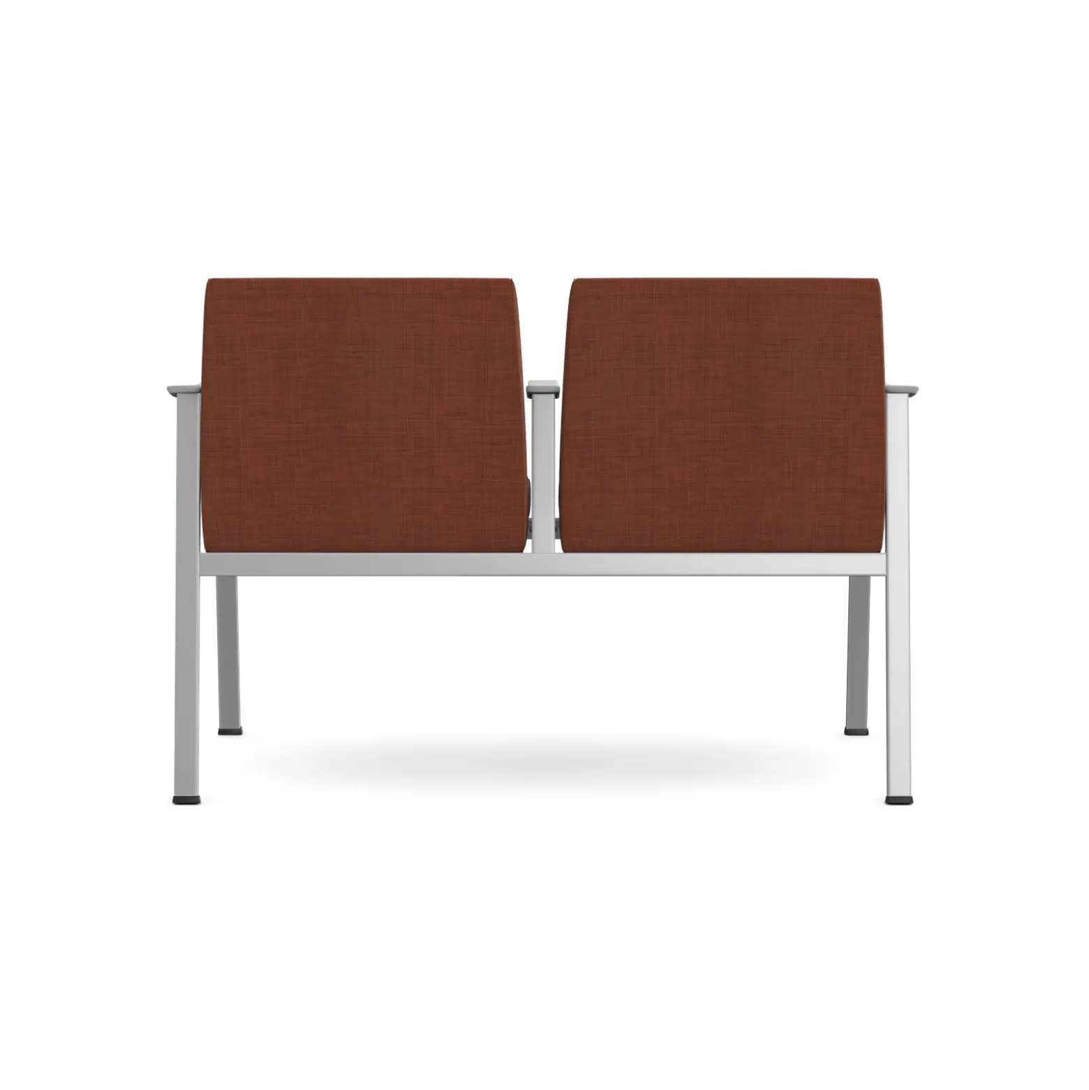Drea Two Seater with Center Arm in Standard Healthcare Vinyl
