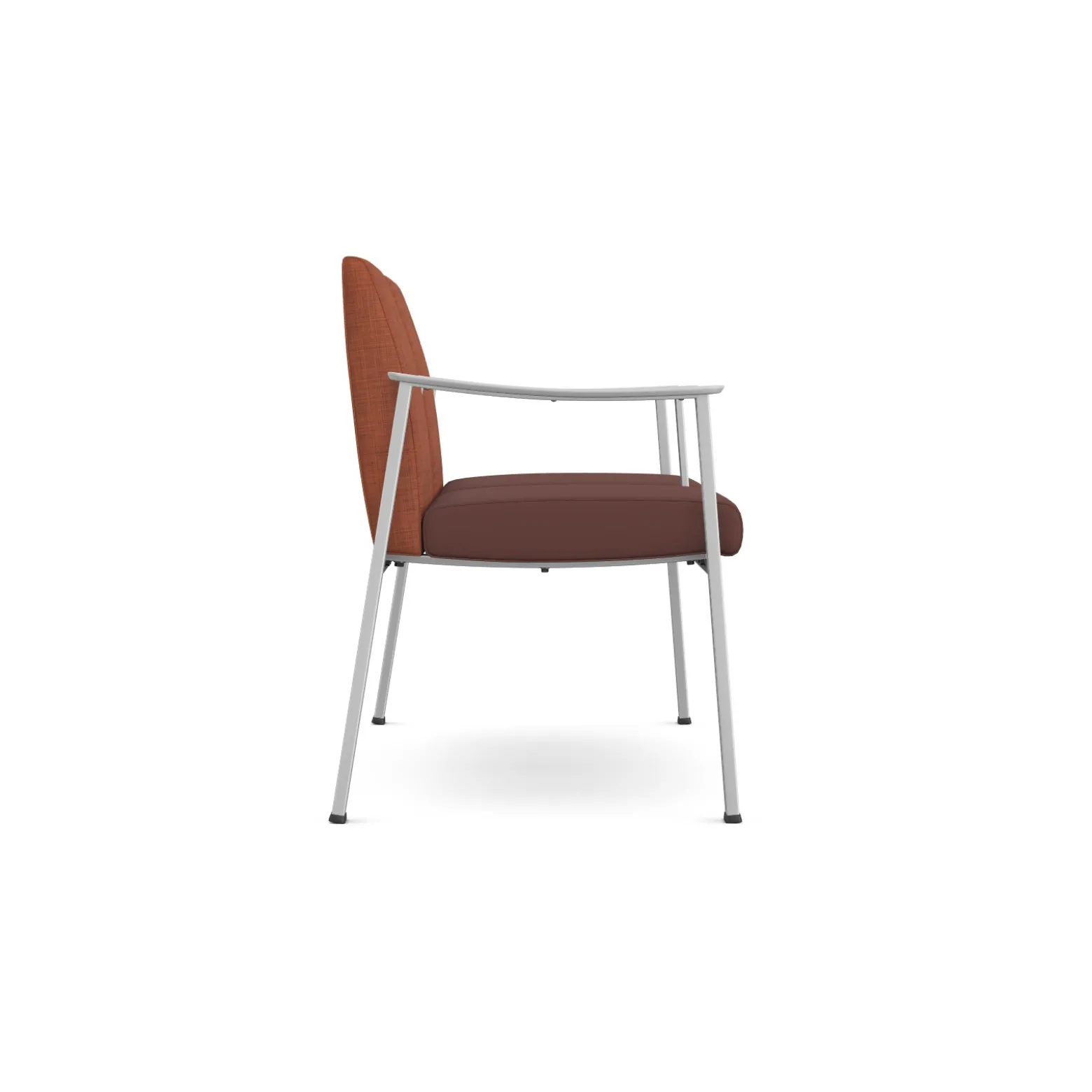 Drea Two Seater with Center Arm in Standard Healthcare Vinyl
