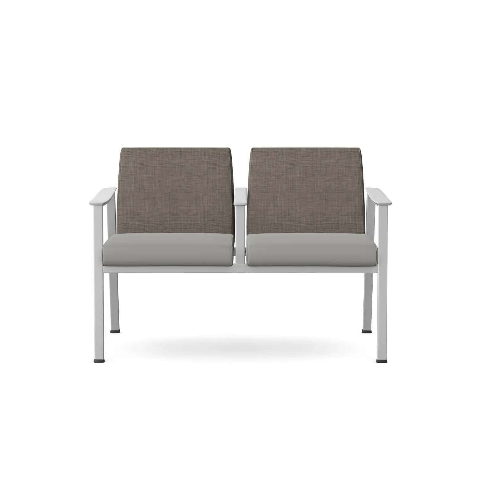 Drea Two Seater with Center Arm in Standard Healthcare Vinyl