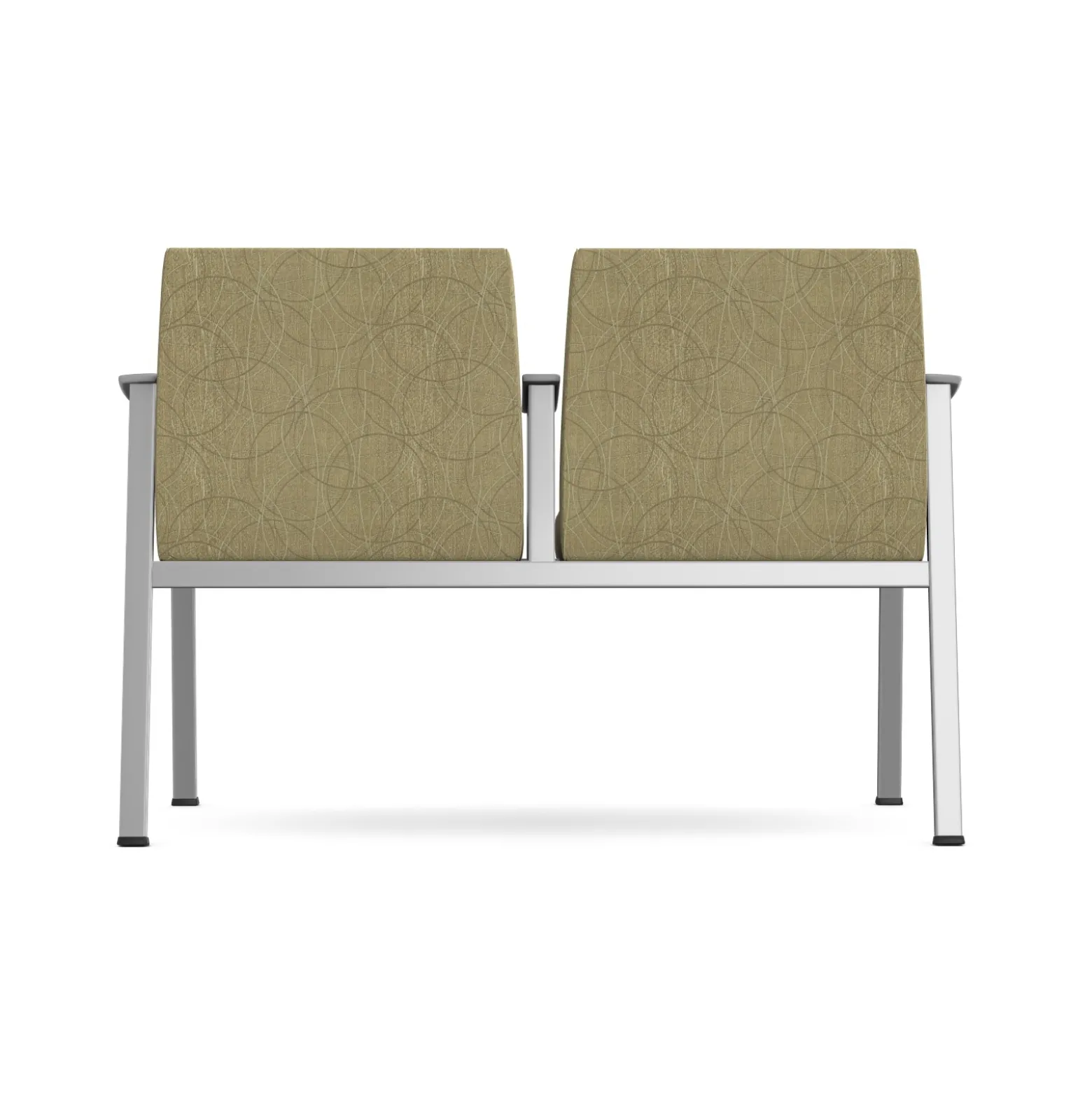 Drea Two Seater with Center Arm in Premium Healthcare Vinyl