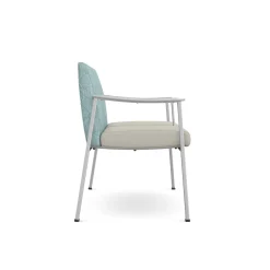 Drea Two Seater with Center Arm in Premium Healthcare Vinyl