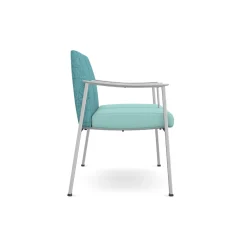 Drea Two Seater with Center Arm in Premium Healthcare Vinyl