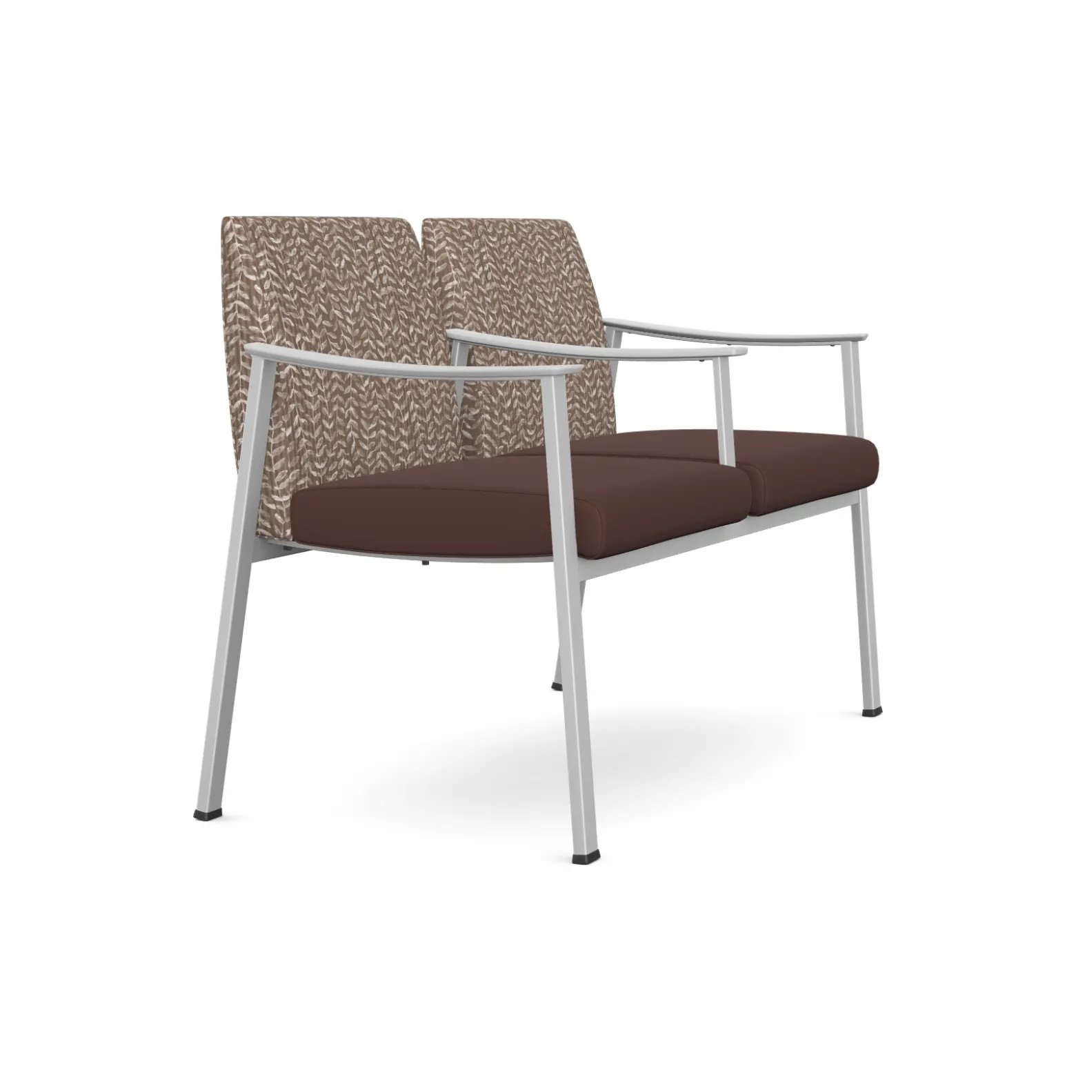 Drea Two Seater with Center Arm in Premium Healthcare Vinyl