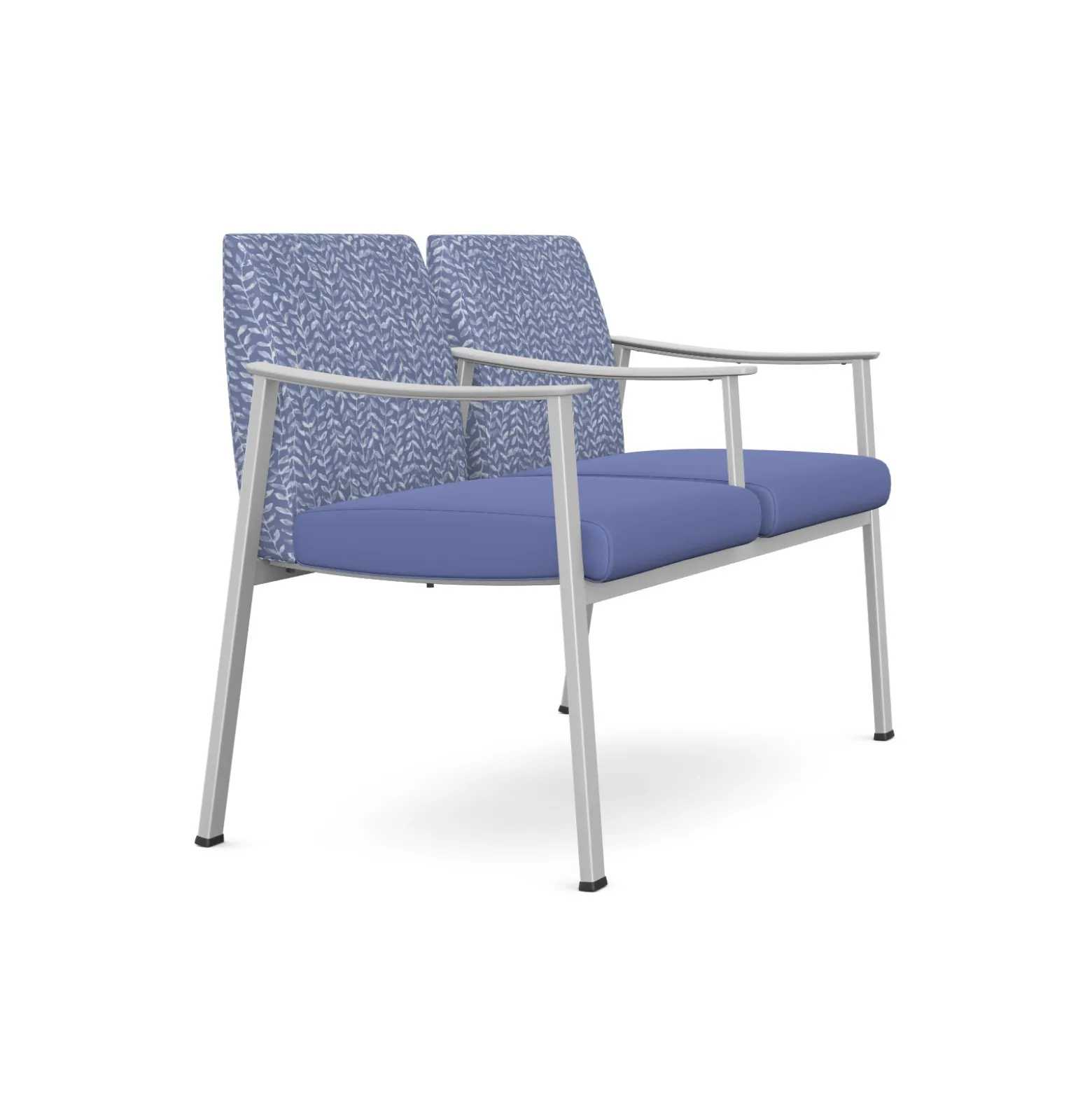 Drea Two Seater with Center Arm in Premium Healthcare Vinyl