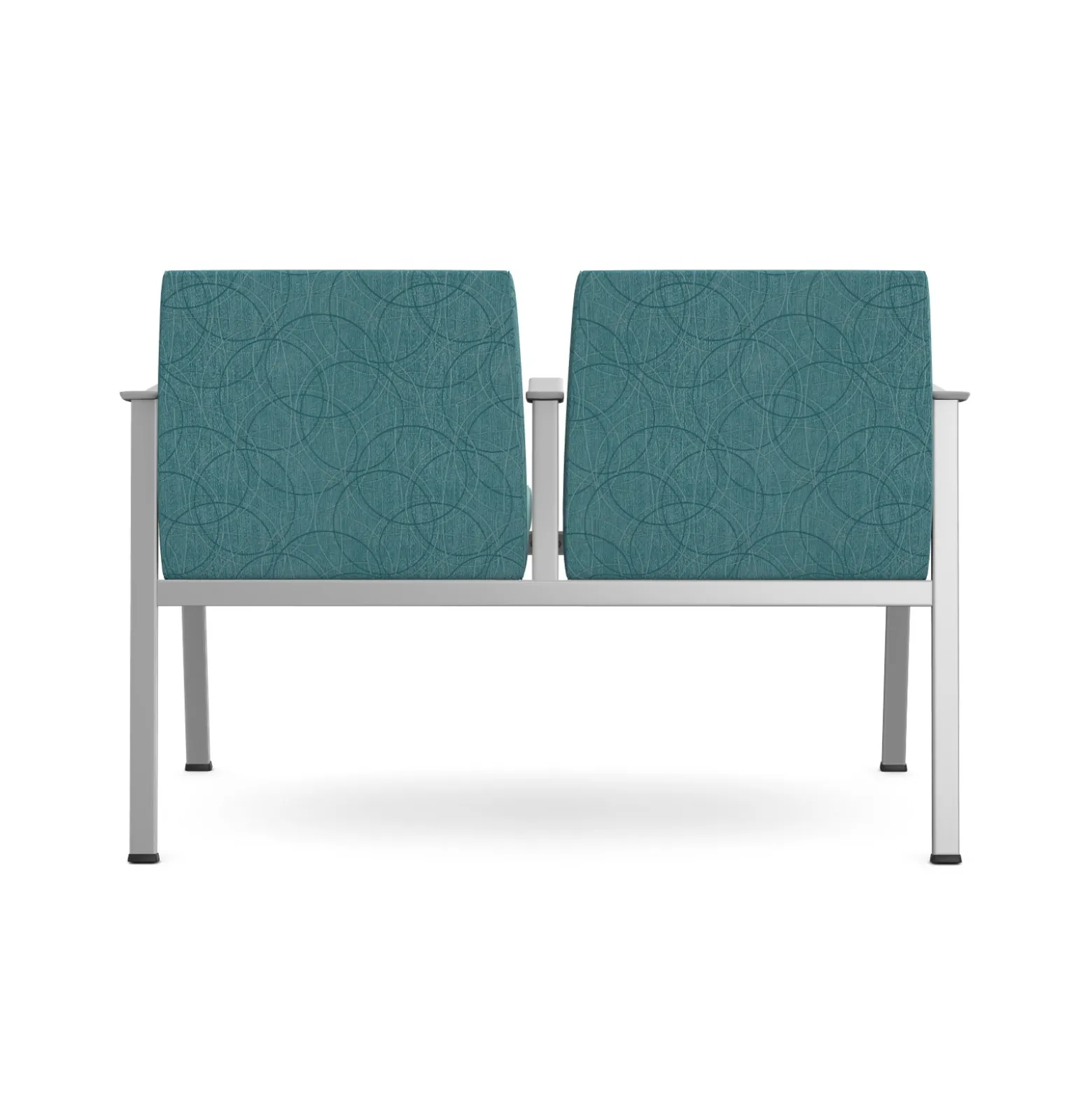Drea Two Seater with Center Arm in Premium Healthcare Vinyl