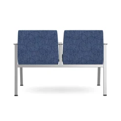 Drea Two Seater with Center Arm in Premium Healthcare Vinyl