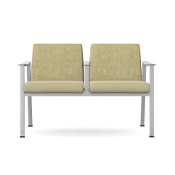 Drea Two Seater with Center Arm in Premium Healthcare Vinyl