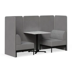 Drop In Lounge 2 Person Collaboration Booth with Panels