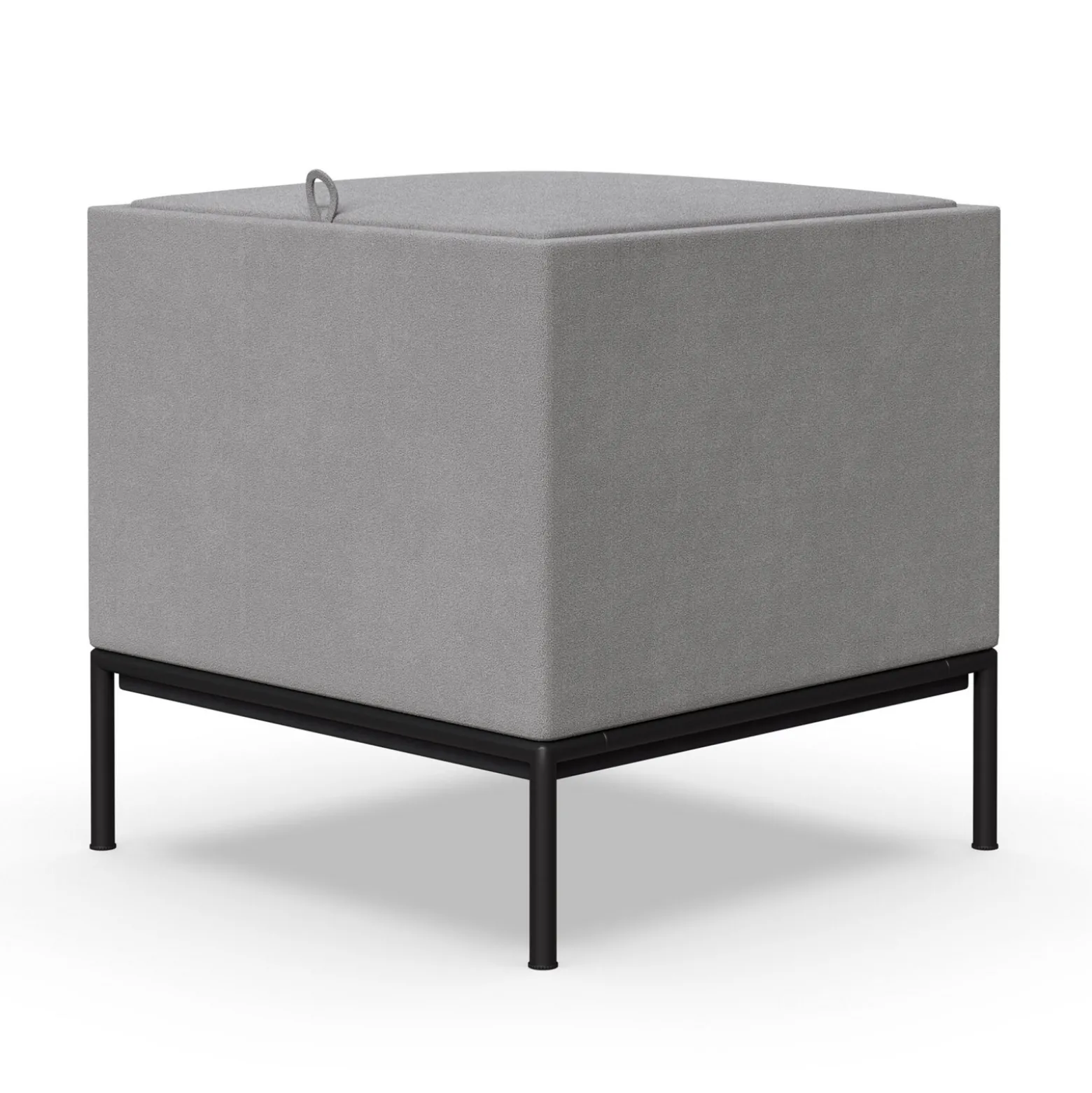 Drop In Lounge 30" Square Upholstered End Table/Stool with Storage
