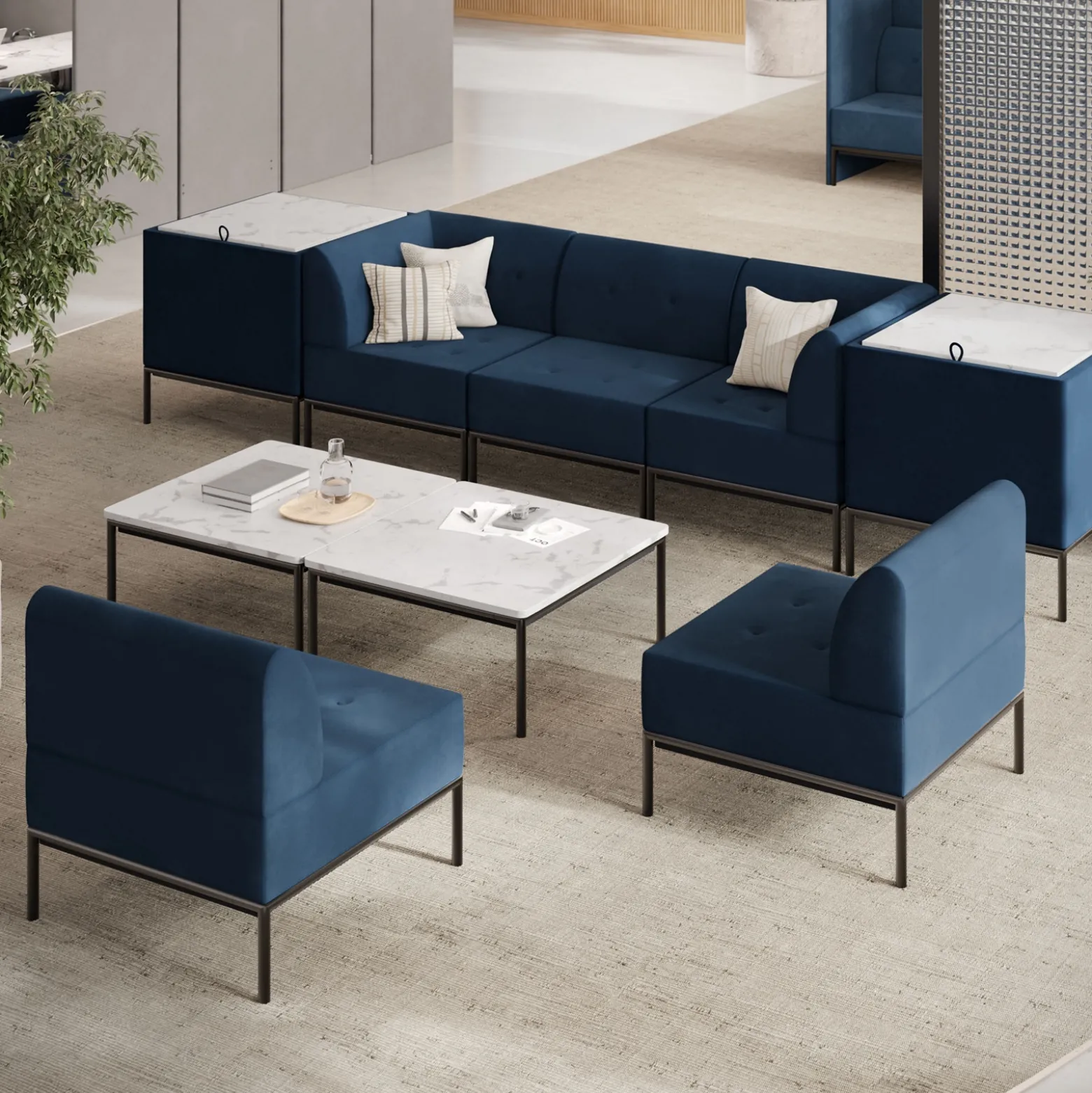 Drop In Lounge Armless Chair
