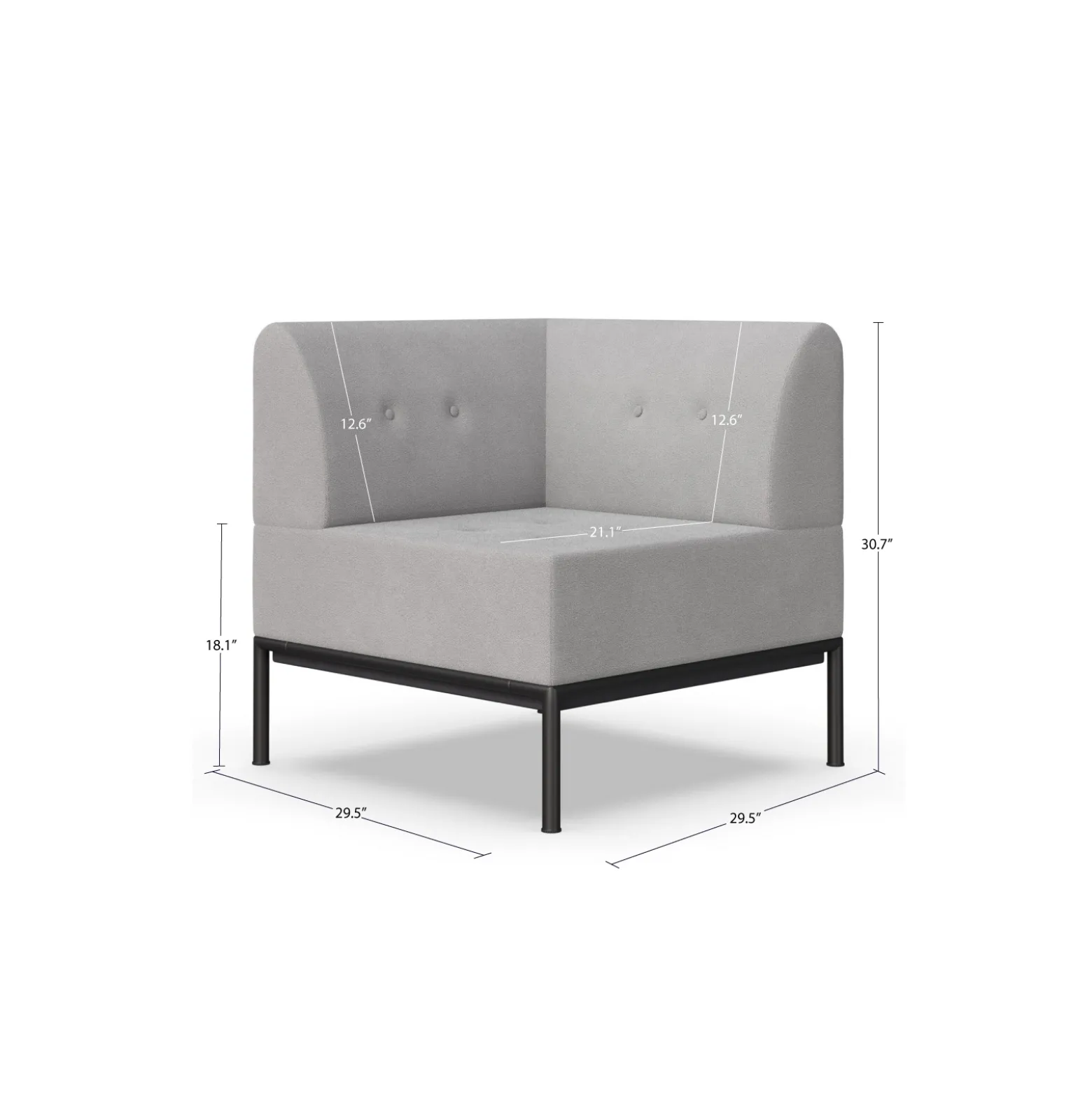 Drop In Lounge Corner Chair