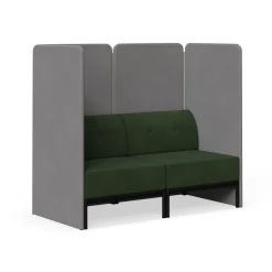 Drop In Lounge Double Privacy Booth without Arms