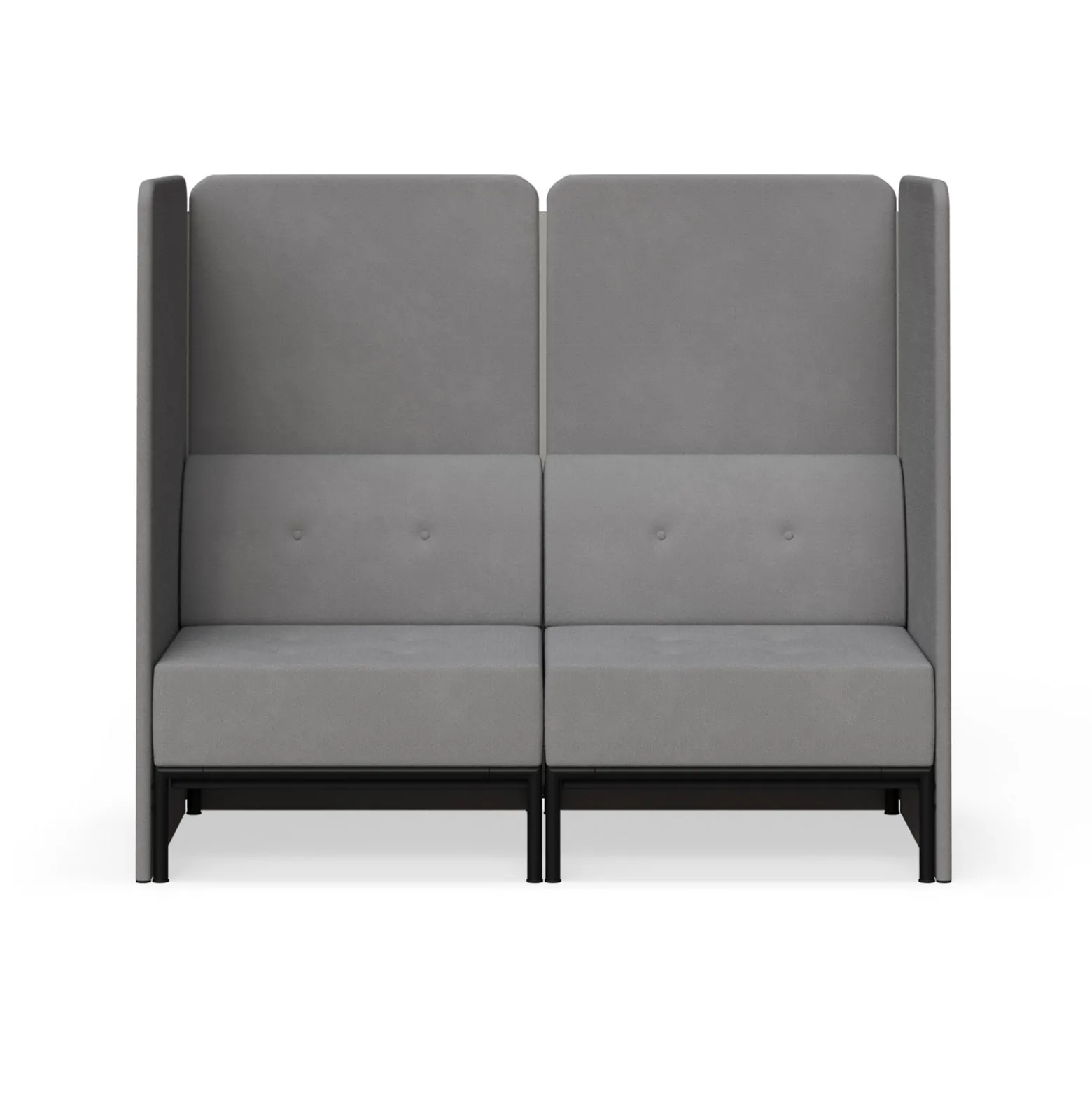 Drop In Lounge Double Privacy Booth without Arms