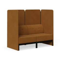 Drop In Lounge Double Privacy Booth without Arms