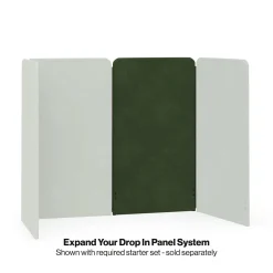 Drop In Lounge 53"H x 30" W Upholstered Add-On Panel