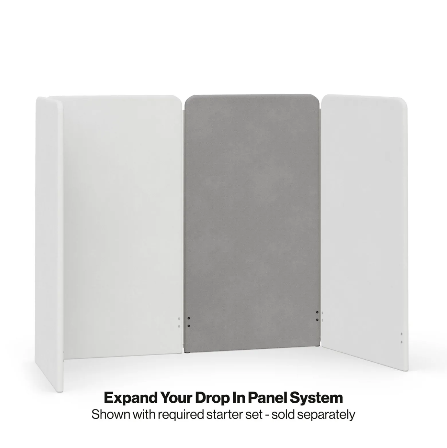 Drop In Lounge 53"H x 30" W Upholstered Add-On Panel