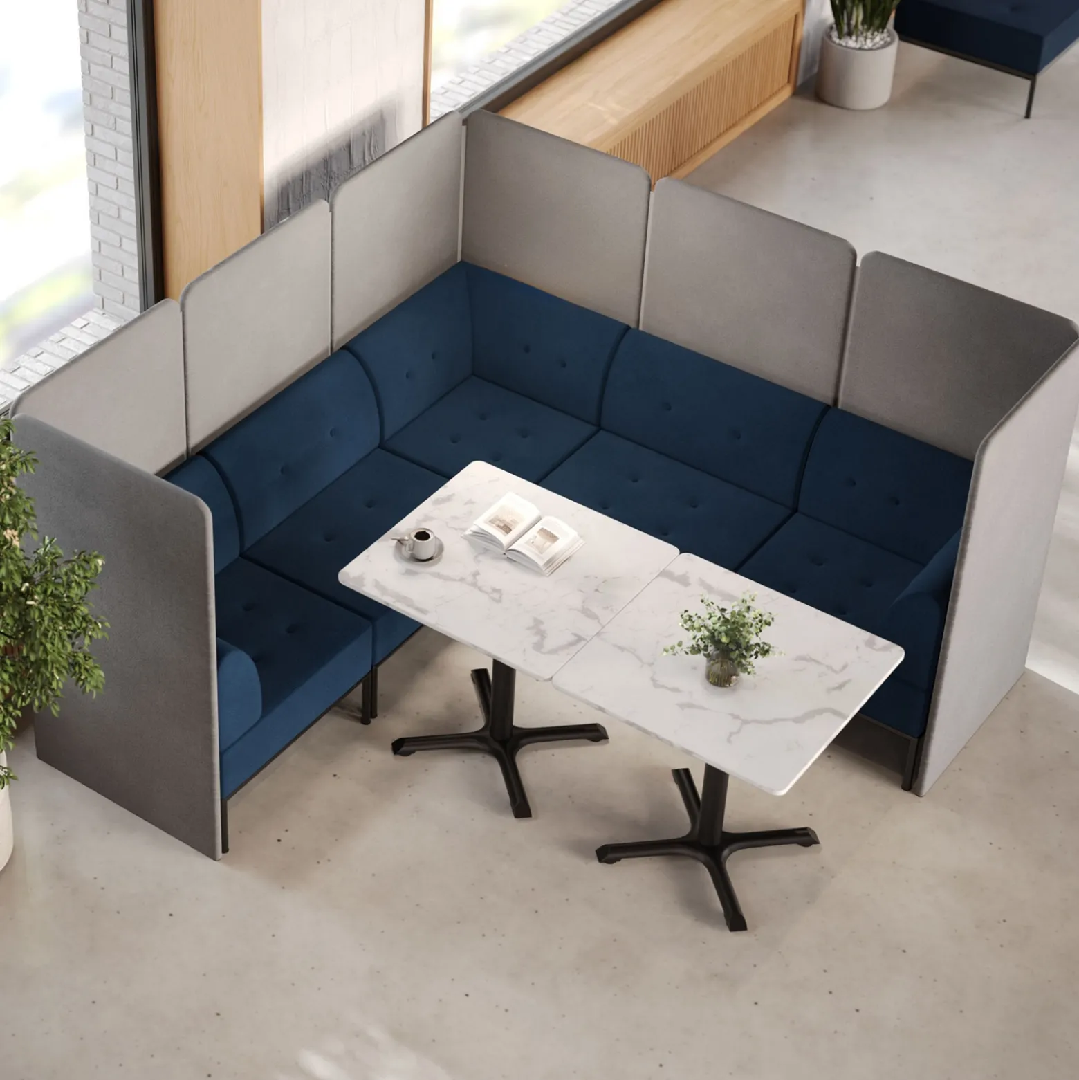 Drop In Lounge 53"H x 30" W Upholstered Add-On Panel