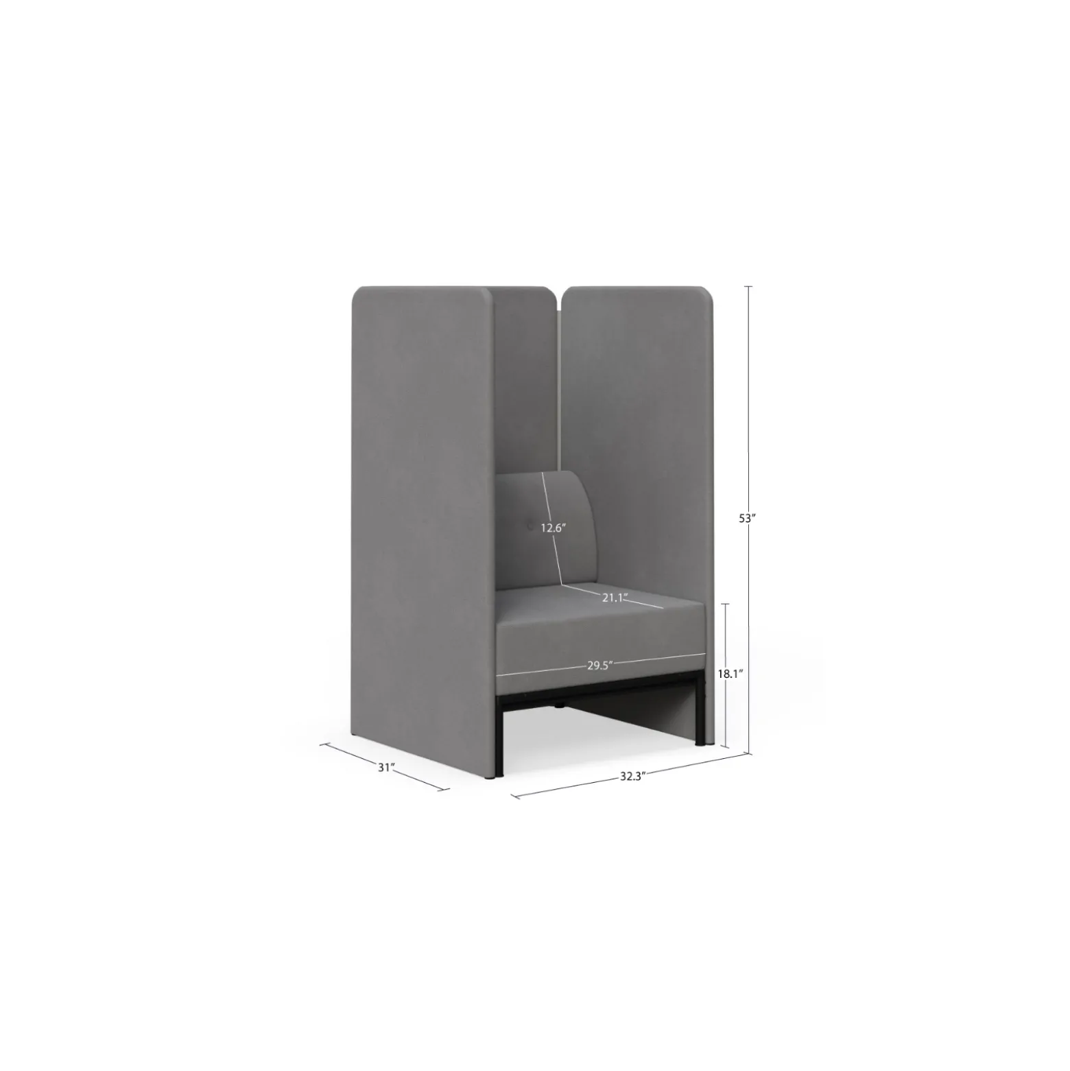 Drop In Lounge Privacy Booth