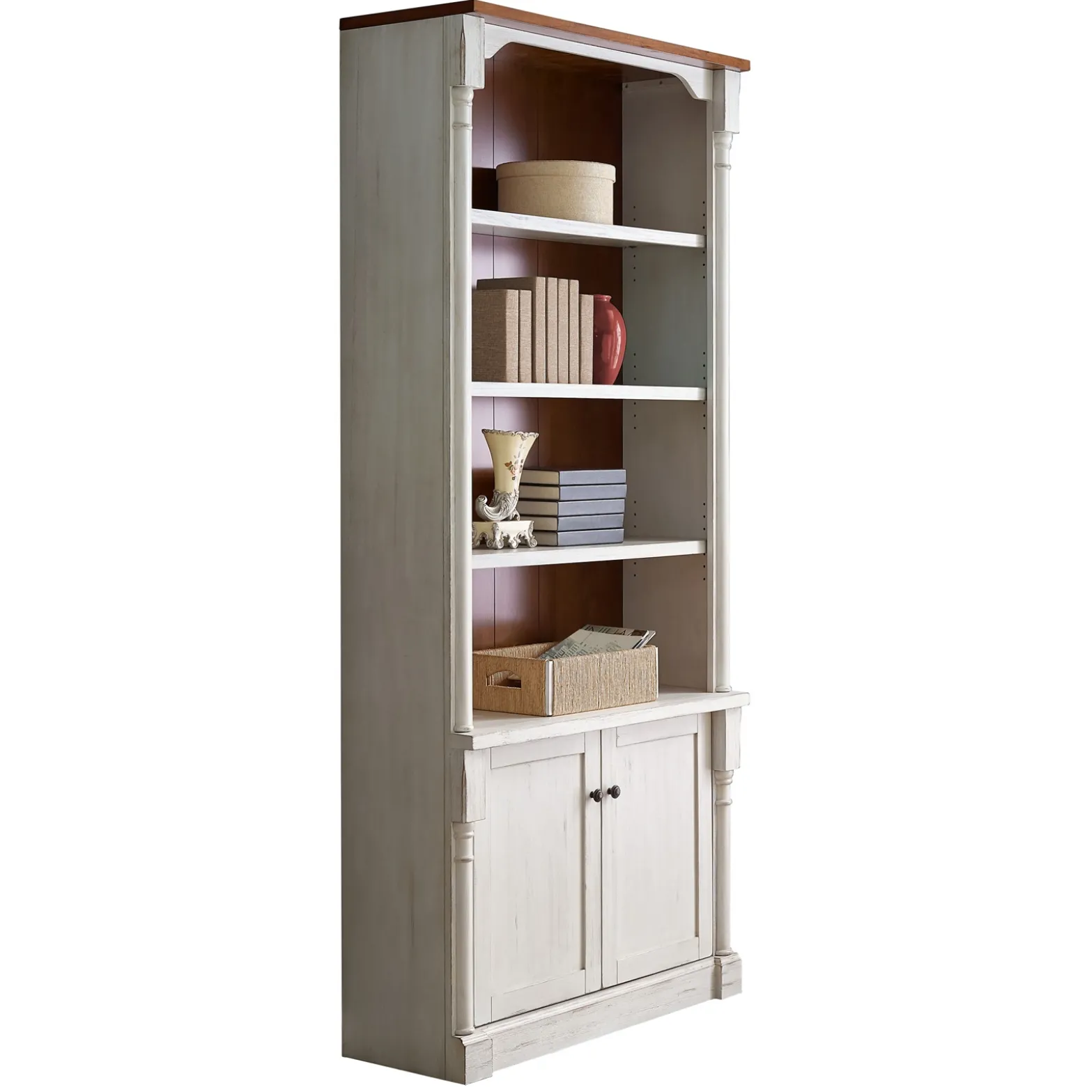 Durham Bookcase with Lower Doors-94"H