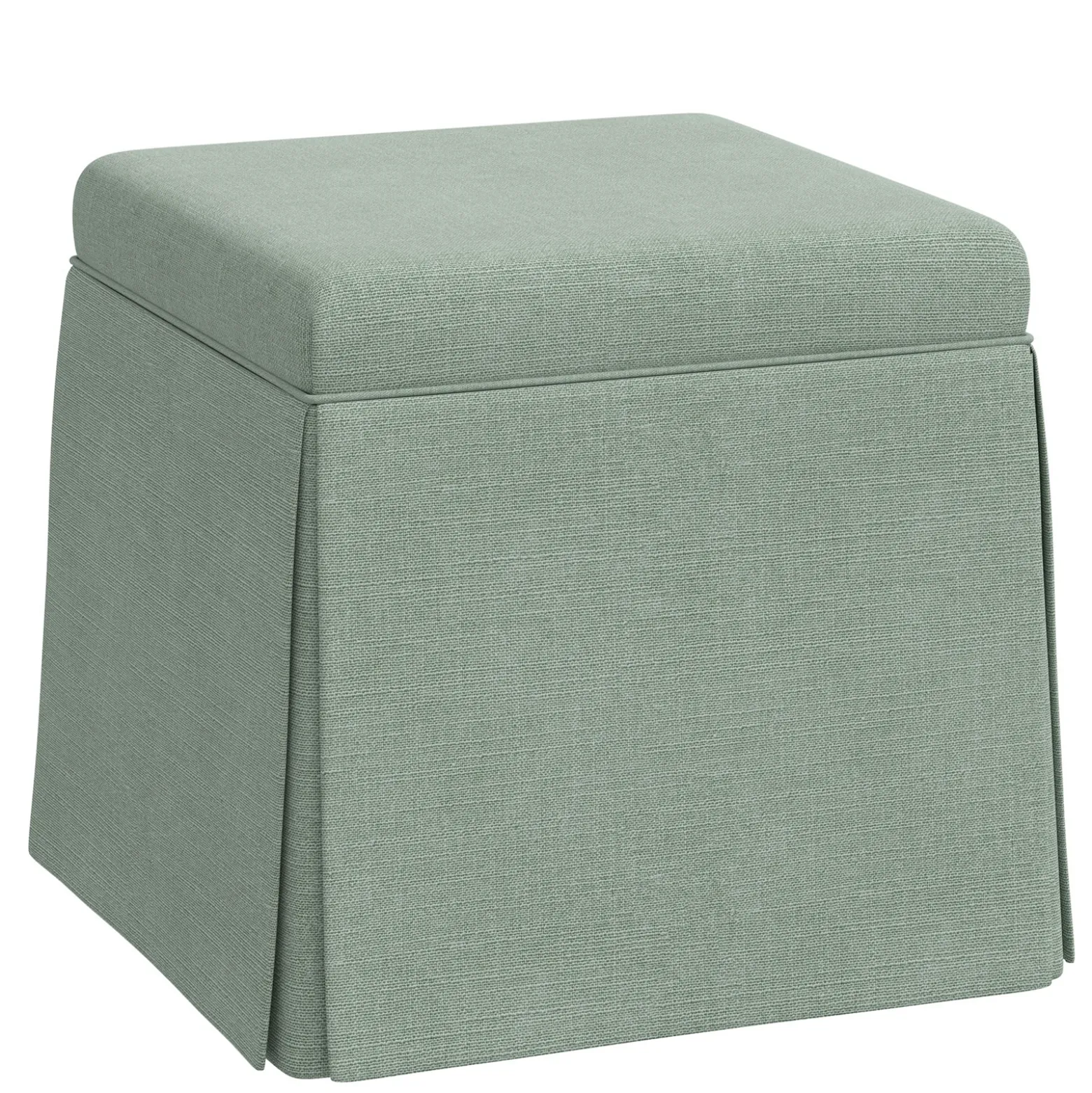 Dyer Skirted Storage Ottoman