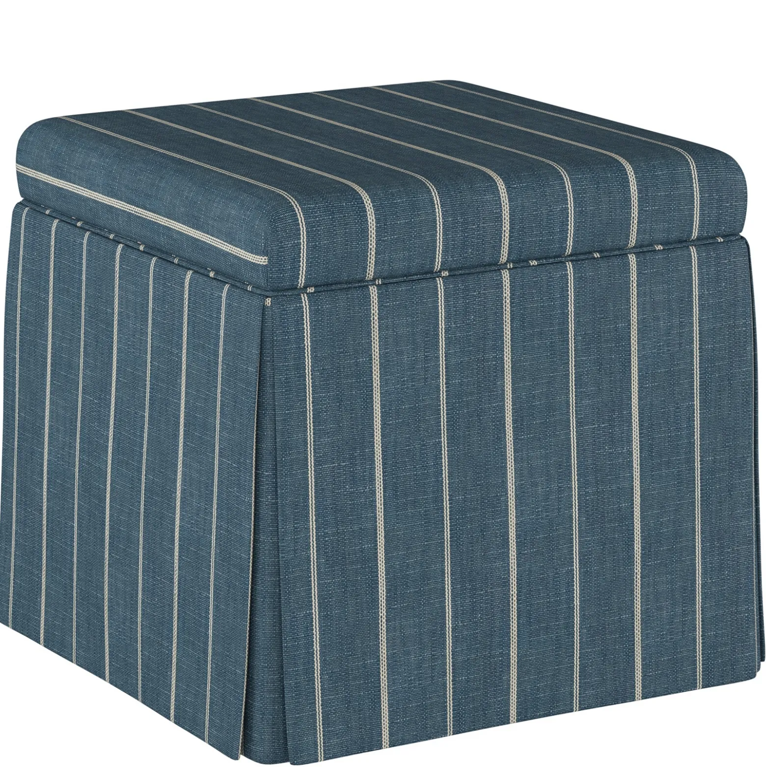 Dyer Skirted Storage Ottoman
