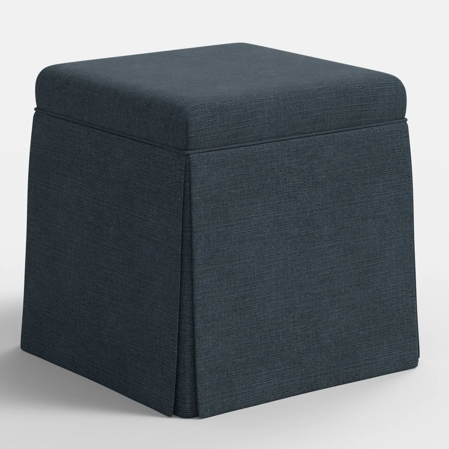 Dyer Skirted Storage Ottoman