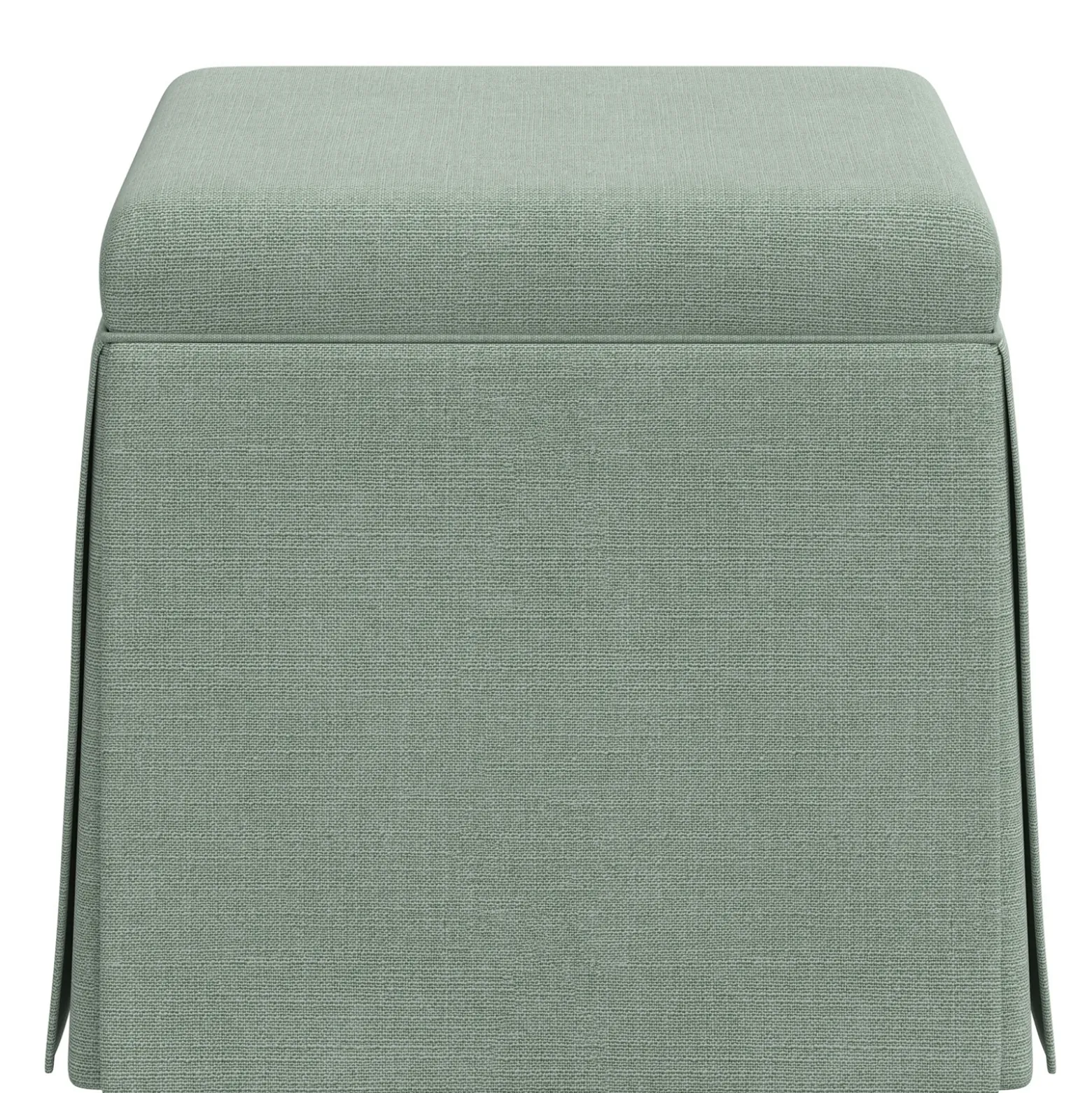 Dyer Skirted Storage Ottoman