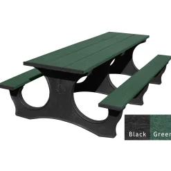 Easy Access Recycled Plastic Picnic Table 8'